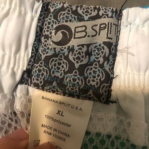 Banana split swim trunks